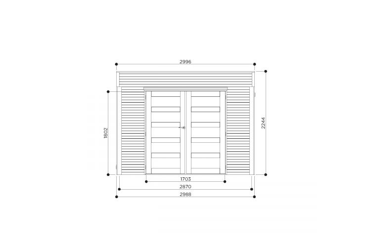 Tarento 2988+2929x2908mm