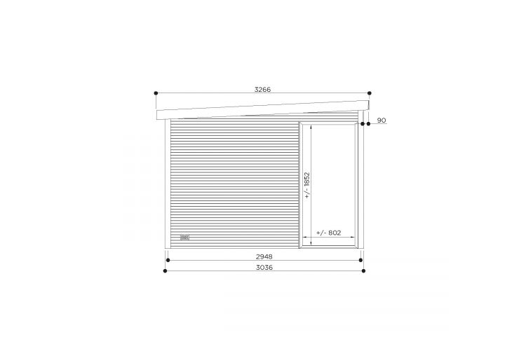 Seda 2980x2980mm