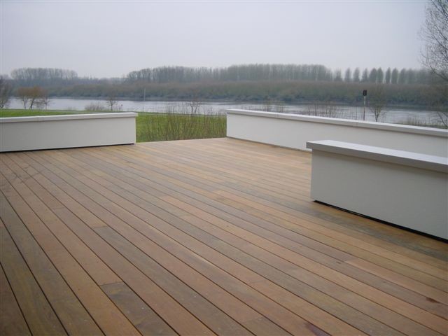 Ipé plancher lisse b-fix 21x142mm