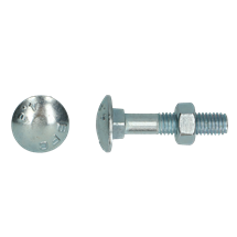 Boulon bois zingué + écrou