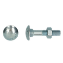 Boulon bois zingué + écrou