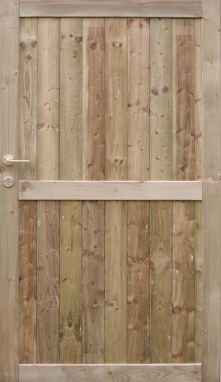 Porte rainuré-languette verticale H1,80xL1,00m
