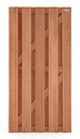 [PORTETIMBEREXOSER] Porte timber exotique H1,80xL1,00m (Avec serrure)