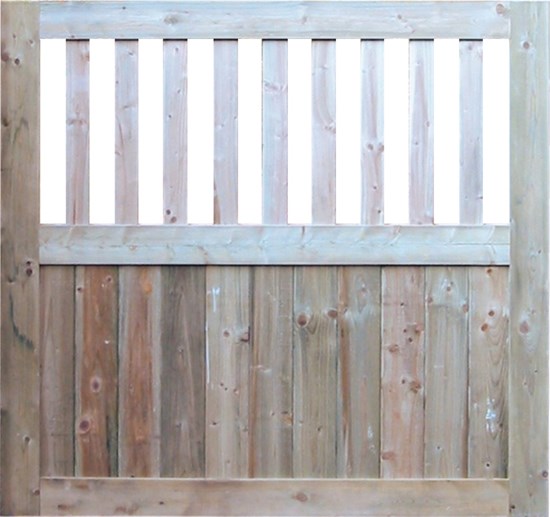 Portail Lanchester droit H1,20xL1,50m + serrure