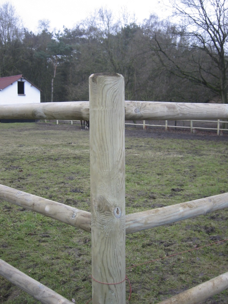 Poteau cavalier 3 trous 2,00m