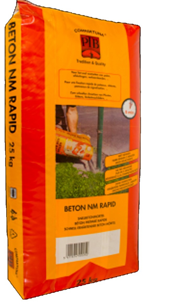Béton prise rapide Compaktuna (5min - 25kg)