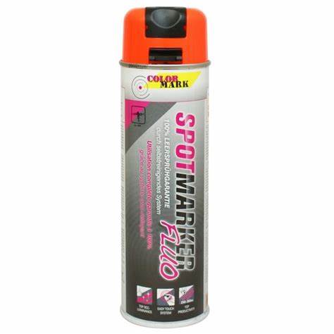 Bombe de marquage fluo orange (500 ml)