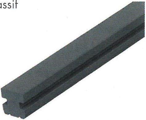 Lambourde en composite massif 40x40mm (3.00m)