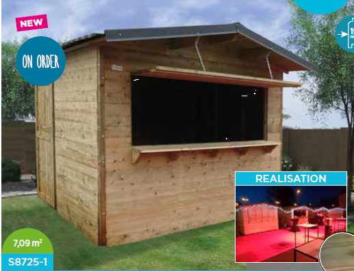 Pecq 2980 x 2380 - 600 mm (Imprégné)