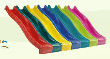 Toboggan plastifié 300 cm