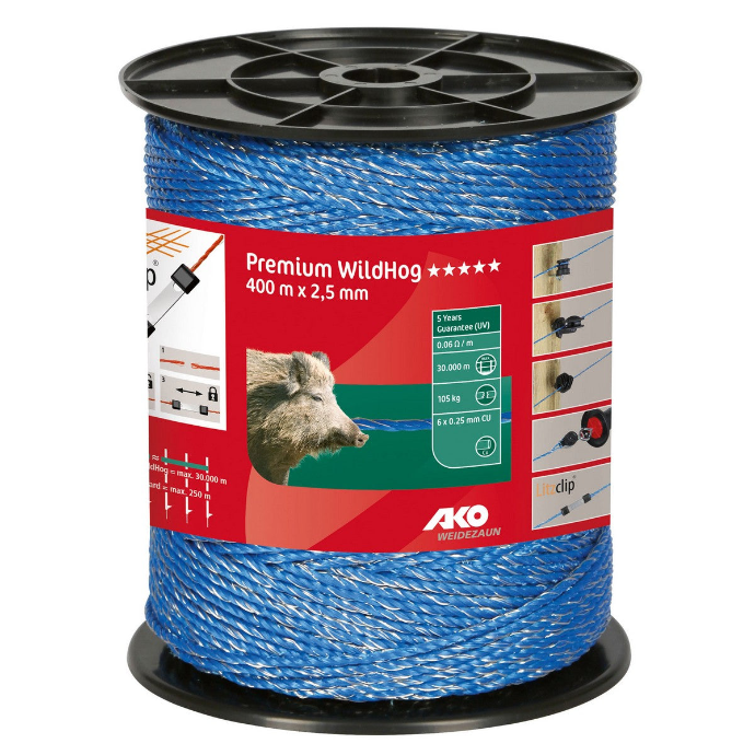 Fil de clôture Premium WildHog (400m)