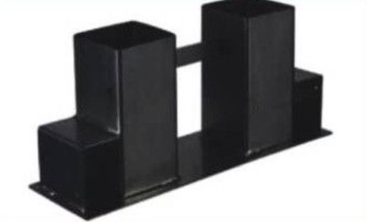 Support pour range-bûches 340x100x150mm (Noir)