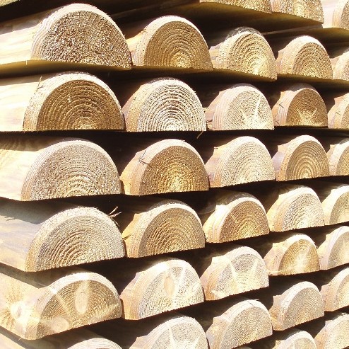 [DEMIROND8X250] Demi-rond diamètre 80mm (250 cm)