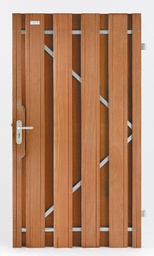 [PORTECADRTIMBEREXO+SER] Porte cadre métallique timber exotique H1,80xL1,00m