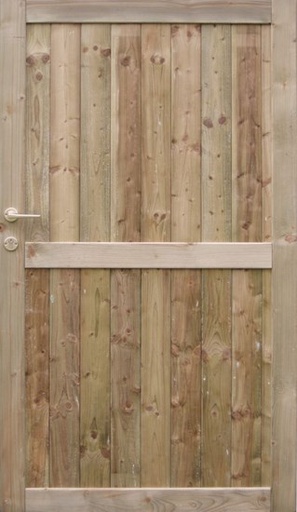Porte rainuré-languette verticale H1,80xL1,00m