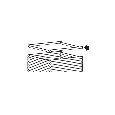 Madriers supplémentaires 28mm 6pcs imprégnées