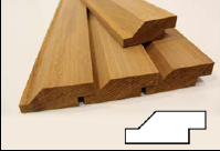 Thermowood Ayous bardage 26 x 68mm (55mm utile)