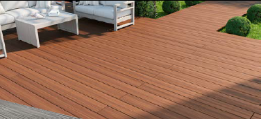 Plancher de terrasse en composite ''Dolomit'' 16 x 193 mm